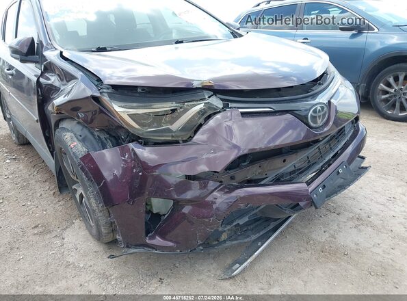 2T3WFREV3JW417496 2018 TOYOTA RAV4 Maroon Դիմացի տեսք