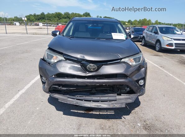 2T3WFREV3JW420978 2018 TOYOTA RAV4 Серый Вид щитка приборов