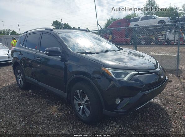 2T3WFREV3JW435268 2018 TOYOTA RAV4 Black წინა ხედი