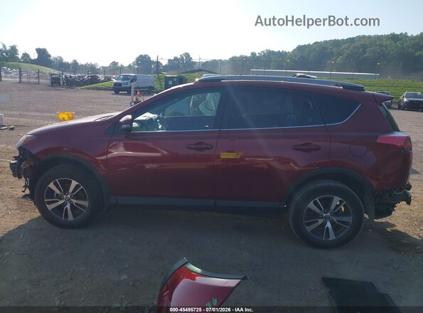 2T3WFREV4JW510916 2018 TOYOTA RAV4 Red 