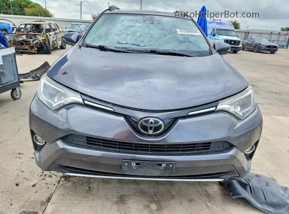 2T3WFREV4JW514710 2018 TOYOTA RAV4 Gray წინა ხედი