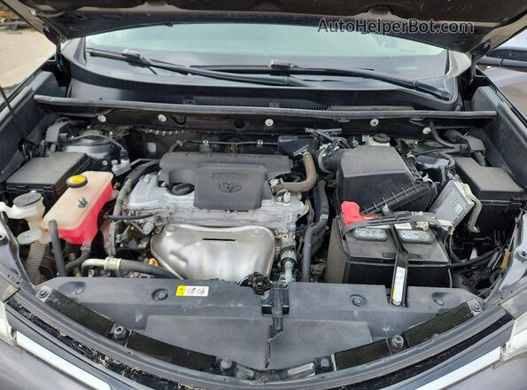 2T3WFREV4JW514710 2018 TOYOTA RAV4 Gray ძრავის განყოფილების ხედი