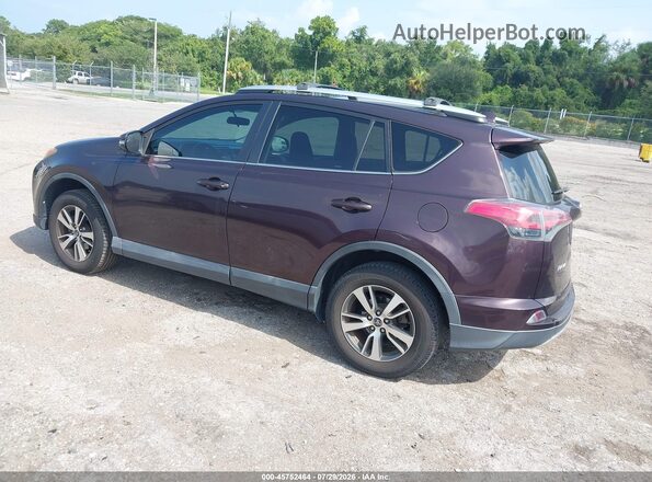 2T3WFREV5GW281980 2016 TOYOTA RAV4 Фиолетовый Задняя левая четверть