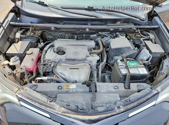 2T3WFREV5HW326921 2017 TOYOTA RAV4 Black Widok komory silnika