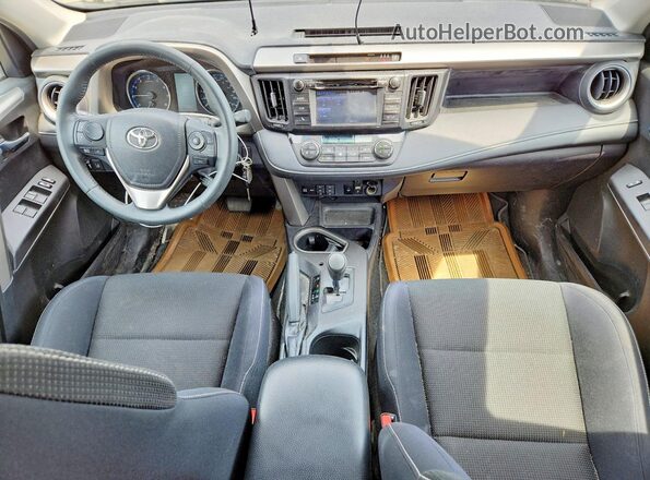 2T3WFREV5HW326921 2017 TOYOTA RAV4 Black Widok deski rozdzielczej