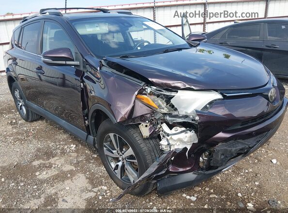 2T3WFREV5HW351639 2017 TOYOTA RAV4 Бордовый Вид спереди