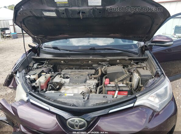 2T3WFREV5HW351639 2017 TOYOTA RAV4 Бордовый Вид сзади