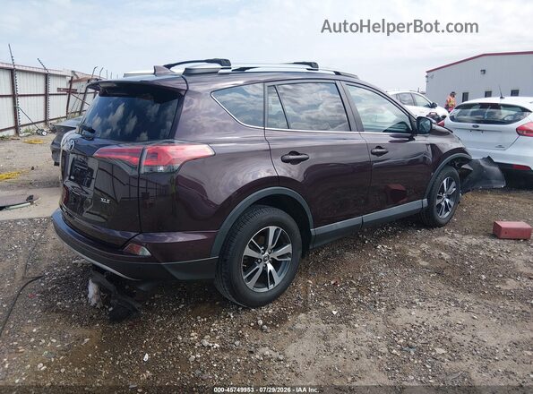 2T3WFREV5HW351639 2017 TOYOTA RAV4 Бордовый Задняя правая четверть