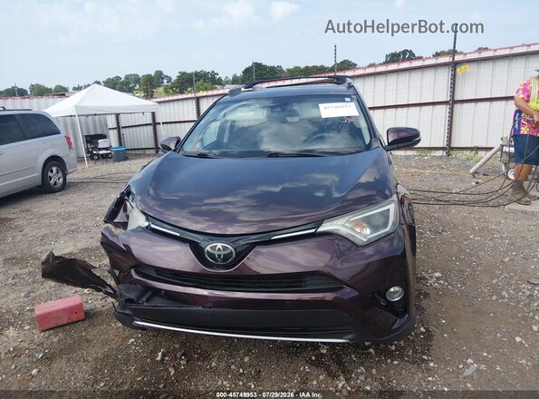 2T3WFREV5HW351639 2017 TOYOTA RAV4 Бордовый Вид щитка приборов