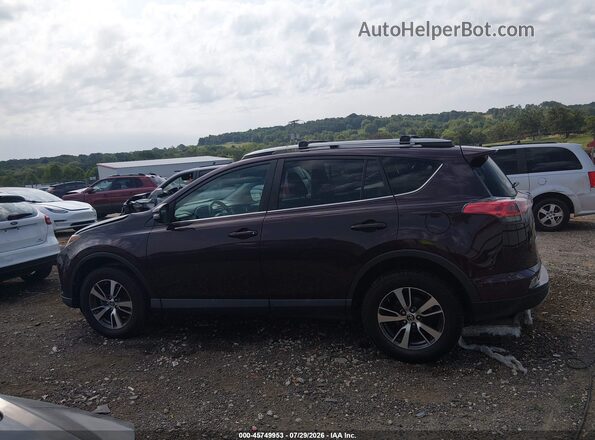 2T3WFREV5HW351639 2017 TOYOTA RAV4 Бордовый Панорамный вид салона 360°