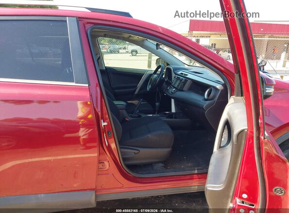 2T3WFREV5JW488151 2018 TOYOTA RAV4 Maroon წინა სალონის ხედი