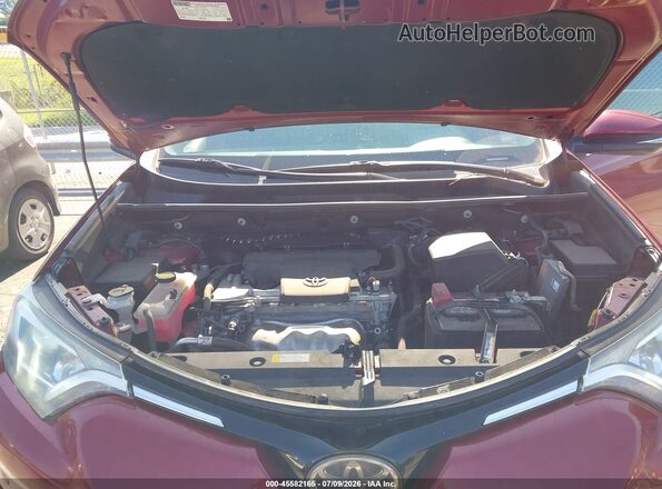 2T3WFREV5JW488151 2018 TOYOTA RAV4 Maroon უკანა ხედი