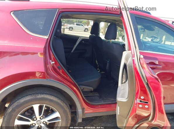 2T3WFREV5JW488151 2018 TOYOTA RAV4 Maroon VIN კოდის სტიკერის ხედი