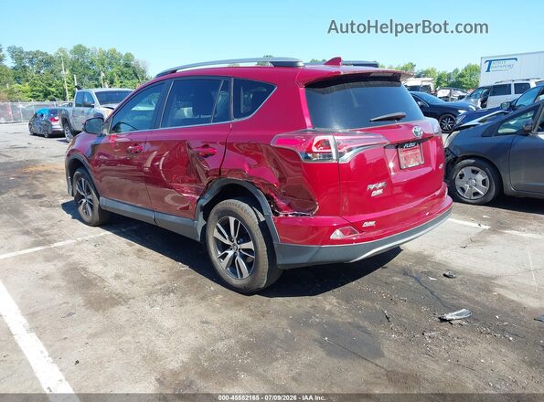 2T3WFREV5JW488151 2018 TOYOTA RAV4 Maroon უკანა მარცხენა