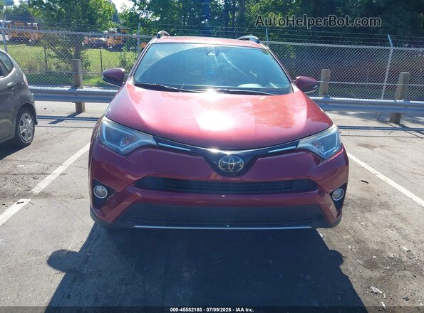 2T3WFREV5JW488151 2018 TOYOTA RAV4 Maroon ხელსაწყოთა პანელის ხედი