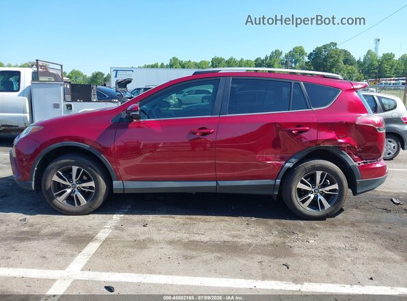 2T3WFREV5JW488151 2018 TOYOTA RAV4 Maroon სალონის 360-გრადუსიანი ხედი