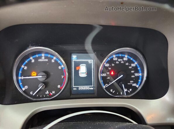 2T3WFREV6GW247367 2016 TOYOTA RAV4 White ხელსაწყოთა პანელის ხედი