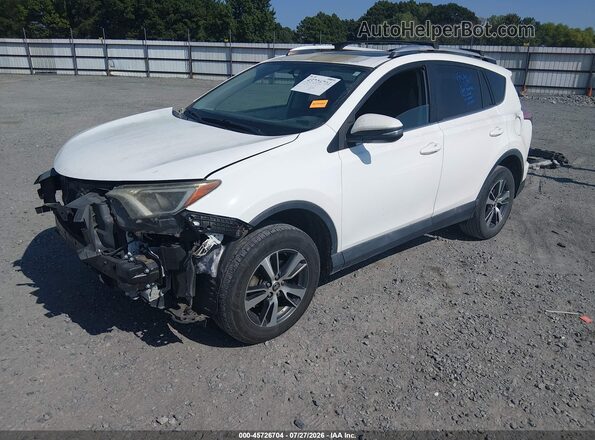 2T3WFREV6GW248017 2016 TOYOTA RAV4 White წინა მარცხენა ხედი სამი მეოთხედიდან