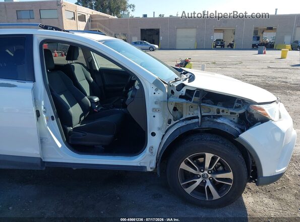2T3WFREV6HW372192 2017 TOYOTA RAV4 White Դիմացի տեսք