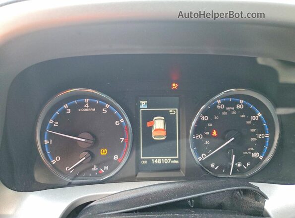 2T3WFREV7GW261648 2016 TOYOTA RAV4 Red ხელსაწყოთა პანელის ხედი