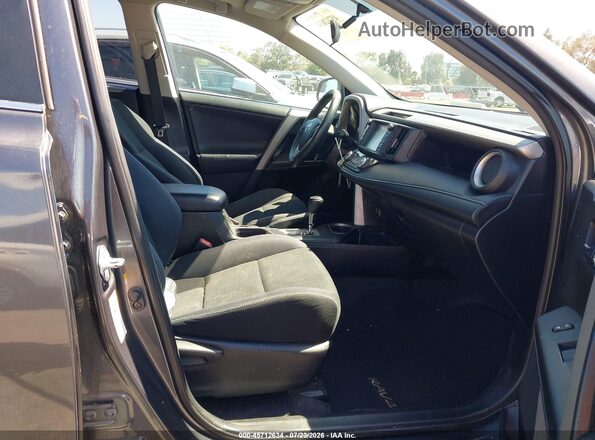 2T3WFREV7GW262413 2016 TOYOTA RAV4 Gray Вид салону спереду