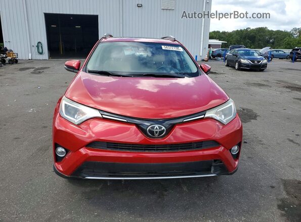 2T3WFREV7HW373514 2017 TOYOTA RAV4 Red Դիմացի տեսք
