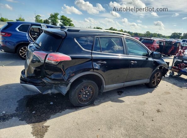 2T3WFREV7HW384805 2017 TOYOTA RAV4 Black Задня права чверть