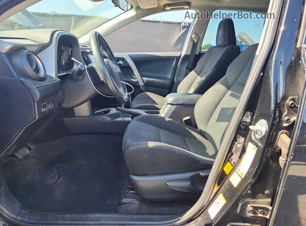 2T3WFREV7HW384805 2017 TOYOTA RAV4 Black Вид салону спереду
