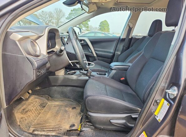 2T3WFREV7JW406758 2018 TOYOTA RAV4 Gray Widok wnętrza z przodu