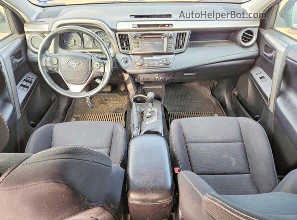 2T3WFREV7JW406758 2018 TOYOTA RAV4 Gray Widok deski rozdzielczej