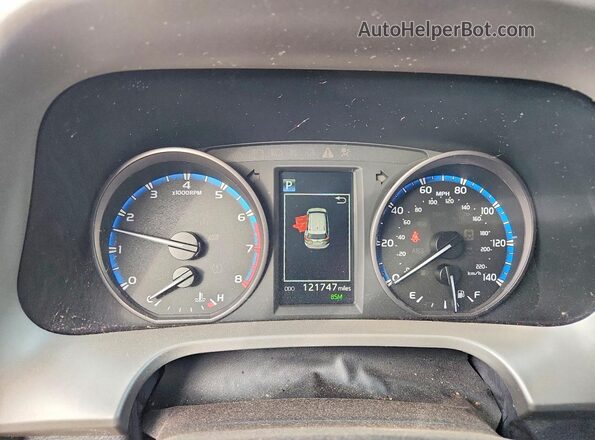 2T3WFREV7JW406758 2018 TOYOTA RAV4 Gray Widok zestawu wskaźników