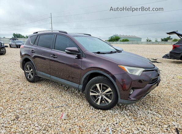 2T3WFREV7JW425424 2018 TOYOTA RAV4 Purple Przód prawy