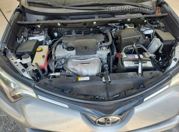 2T3WFREV7JW476020 2018 TOYOTA RAV4 Gray Widok komory silnika