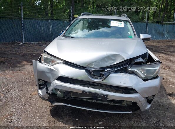 2T3WFREV7JW496123 2018 TOYOTA RAV4 Silver Вид щитка приладів