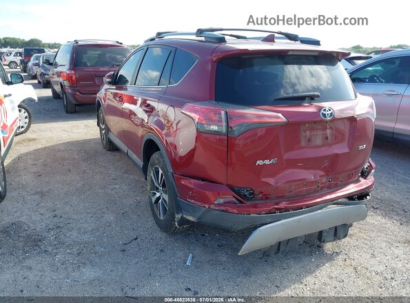 2T3WFREV7JW503880 2018 TOYOTA RAV4 Red Tył lewy