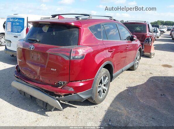 2T3WFREV7JW503880 2018 TOYOTA RAV4 Red Tył prawy