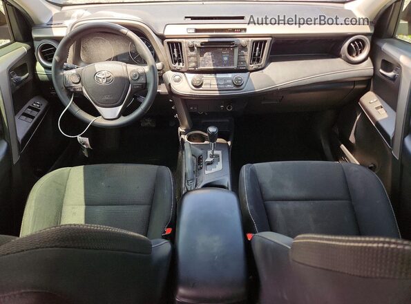 2T3WFREV8JW434312 2018 TOYOTA RAV4 Black Dashboard view