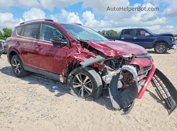 2T3WFREV8JW491190 2018 TOYOTA RAV4 Burgundy Front right