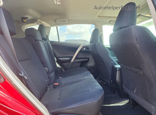 2T3WFREV8JW491190 2018 TOYOTA RAV4 Burgundy Rear interior view
