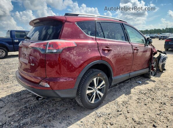 2T3WFREV8JW491190 2018 TOYOTA RAV4 Burgundy Rear right