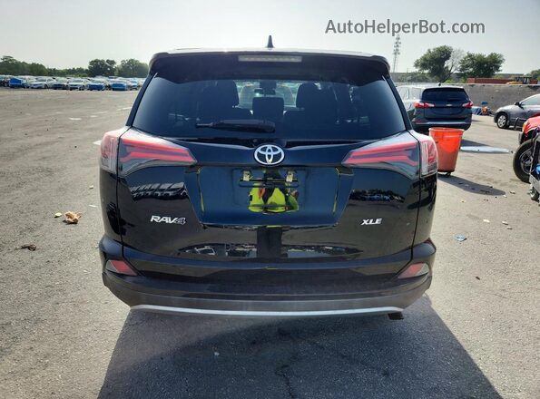 2T3WFREV9JW518204 2018 TOYOTA RAV4 Black Вид ззаду
