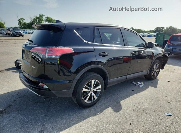 2T3WFREV9JW518204 2018 TOYOTA RAV4 Black Задня права чверть