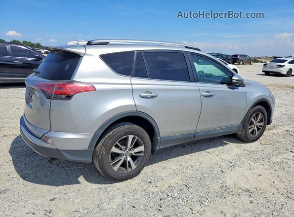 2T3WFREVXHW383860 2017 TOYOTA RAV4 Серебряный Задняя правая четверть