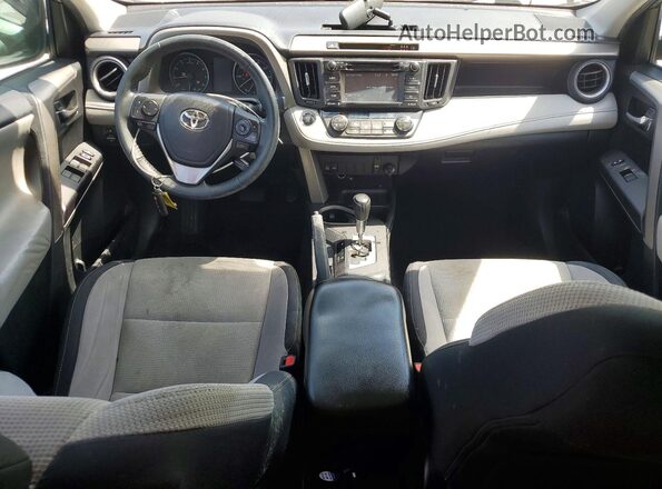 2T3WFREVXHW383860 2017 TOYOTA RAV4 Серебряный Вид панели приборов