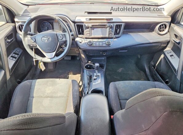 2T3WFREVXHW392896 2017 TOYOTA RAV4 Burgundy Вид панелі приладів