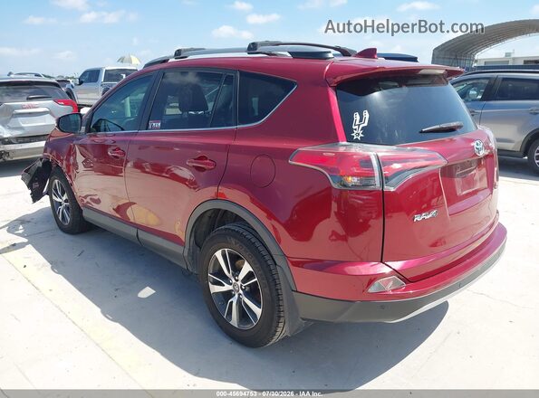 2T3WFREVXJW461138 2018 TOYOTA RAV4 Red Задня ліва чверть