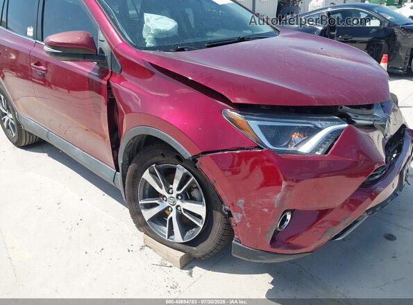 2T3WFREVXJW461138 2018 TOYOTA RAV4 Red 