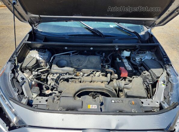 2T3Y1RFV0MC161054 2021 TOYOTA RAV4 Silver Вид підкапотного простору