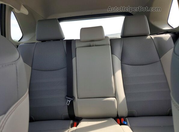 2T3Y1RFV0SW402736 2025 TOYOTA RAV4 Silver Rear seats view
