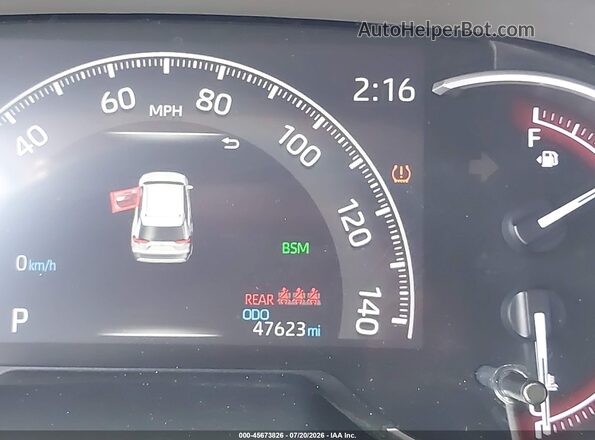 2T3Y1RFV3NW218007 2022 TOYOTA RAV4 Белый Вид задних сидений